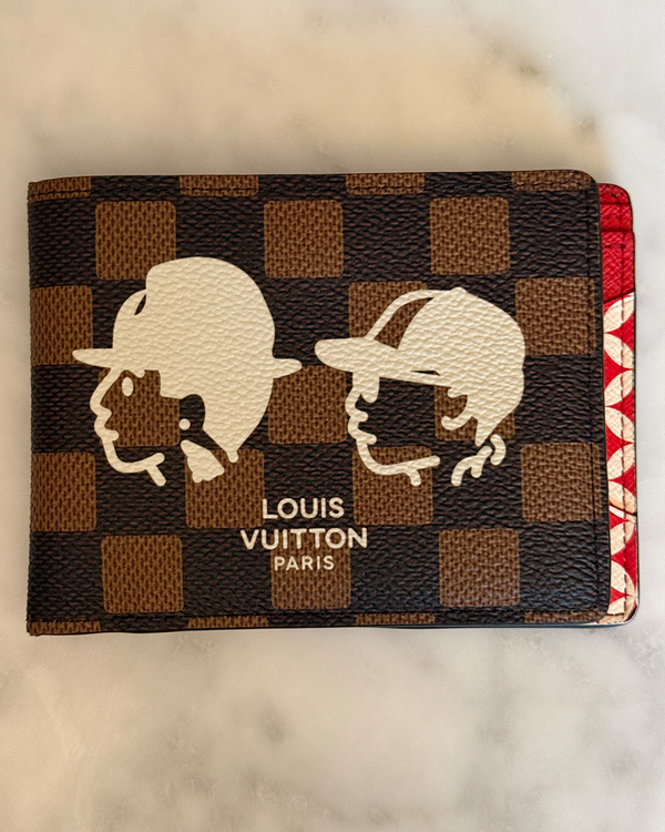 Louis Vuitton Monogram Canvas Red Interior Leather Wallet (Wallet)