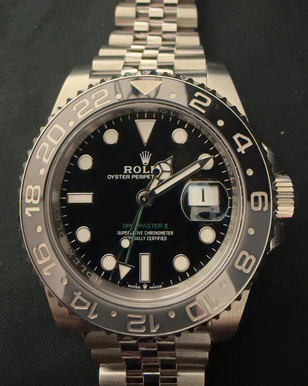 2026 Rolex GMT-Master II "Bruce Wayne" 40MM Black Dial Jubilee Bracelet (126710GRNR)