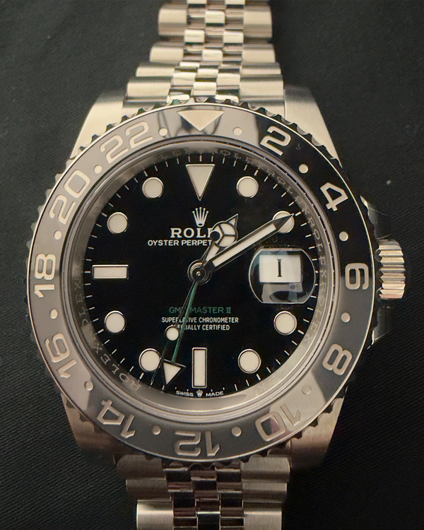 2026 Rolex GMT-Master II "Bruce Wayne" 40MM Black Dial Jubilee Bracelet (126710GRNR)
