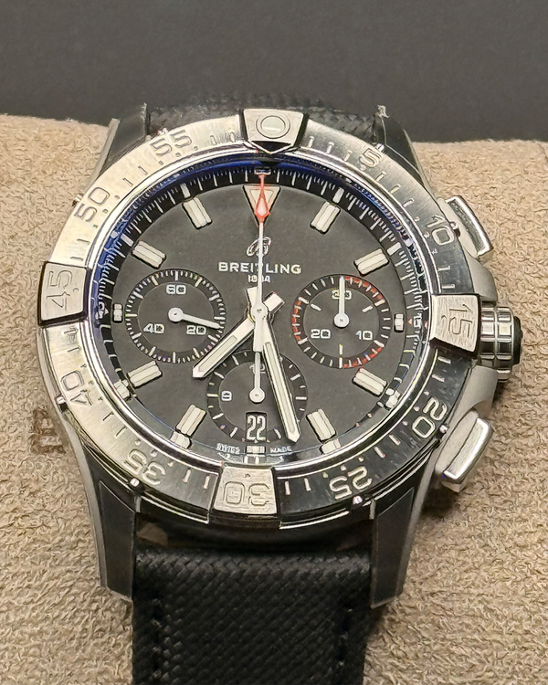 2026 Breitling Avenger 42MM Black Dial Leather Strap (AB0146)