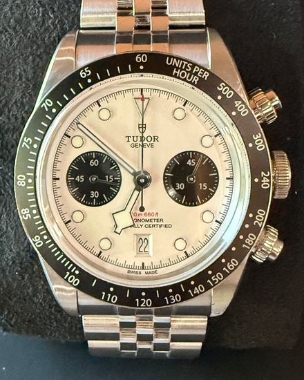 2025 Tudor Black Bay Chrono "Panda" 41MM White Dial Steel Bracelet (79360N)