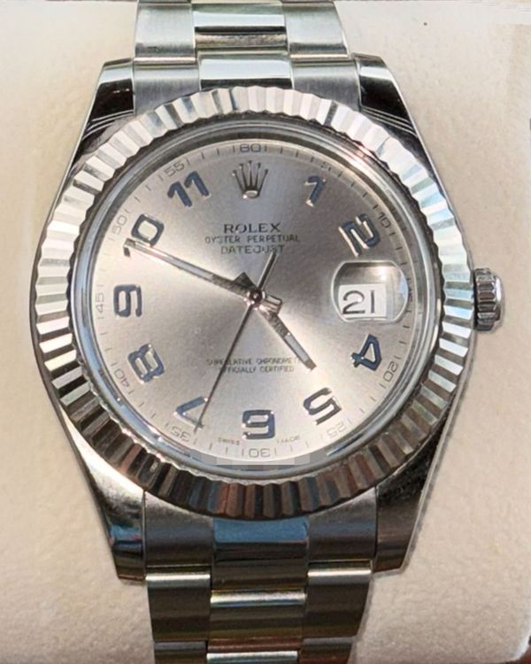 Rolex Datejust II 41MM Silver Dial Oyster Bracelet (116334)