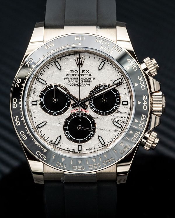 2026 Rolex Cosmograph Daytona 40MM White Dial Oysterflex Strap (126519LN)
