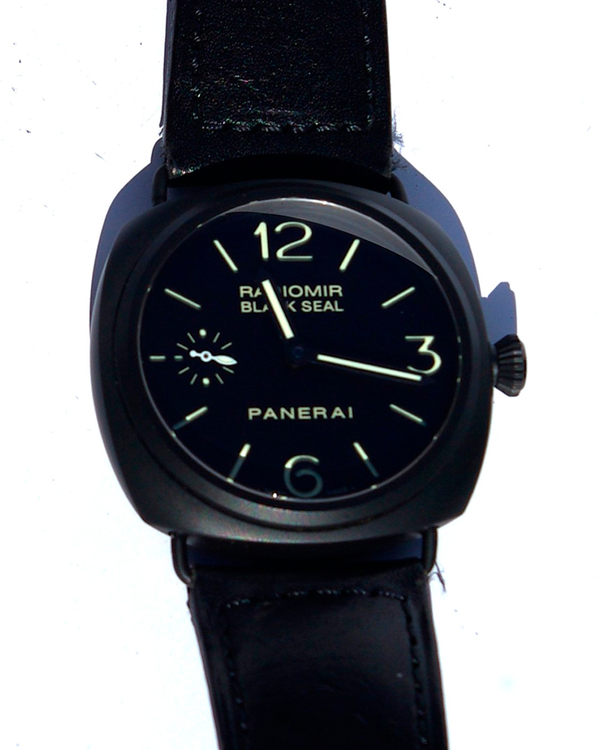 Panerai Radiomir Black Seal 45MM Black Dial Leather Strap (PAM00292)