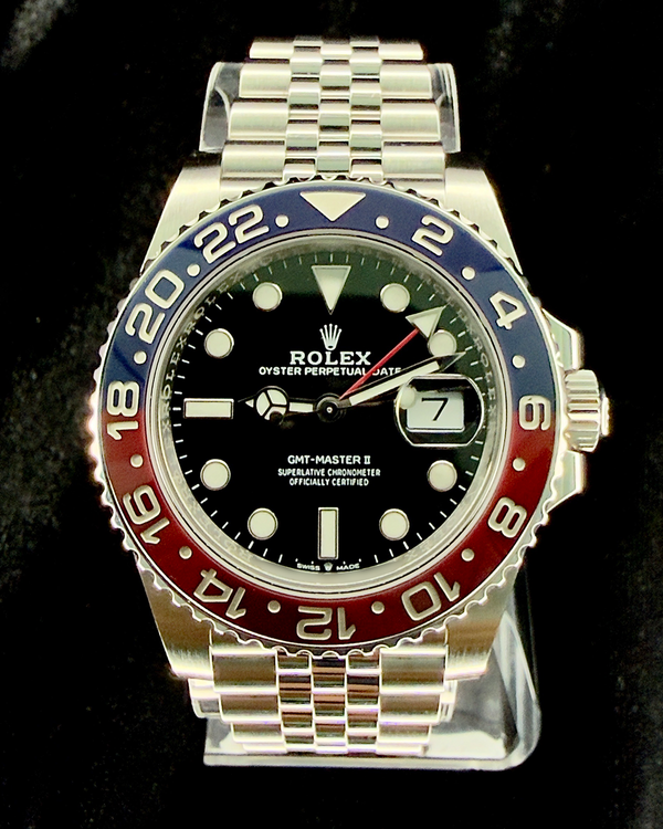 2025 Rolex GMT-Master II "Pepsi" 40MM Black Dial Jubilee Bracelet (126710BLRO)