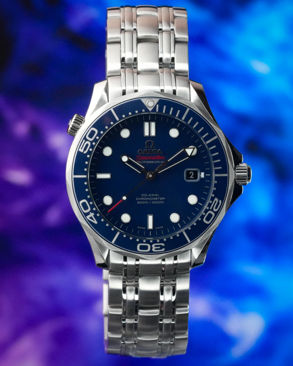 2022 Omega Seamaster Diver 300M 41MM Blue Dial Steel Bracelet (212.30.41.20.03.001)
