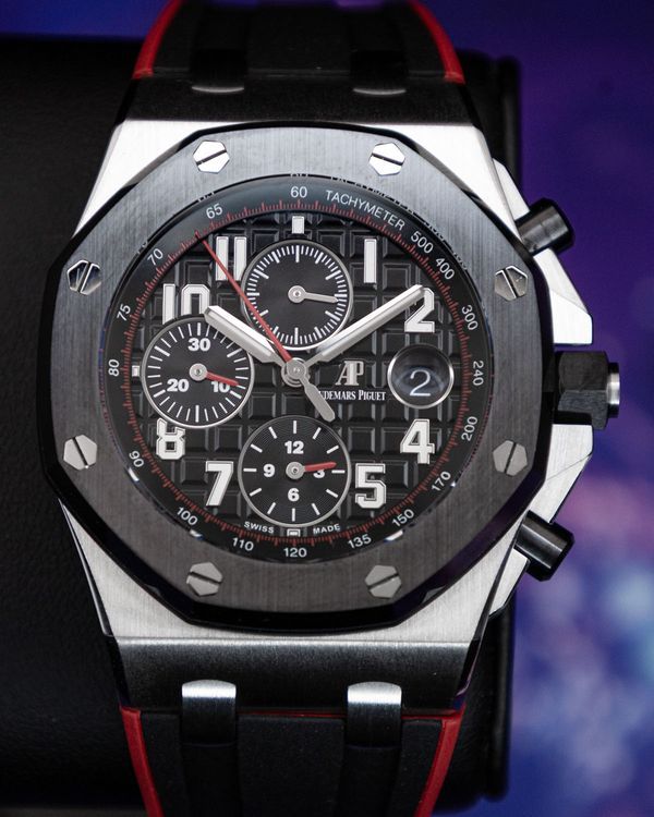 2019 Audemars Piguet Royal Oak Offshore "Dark Knight Vampire" 42MM Black Dial Rubber Strap (26470SO.OO.A002CA.01)
