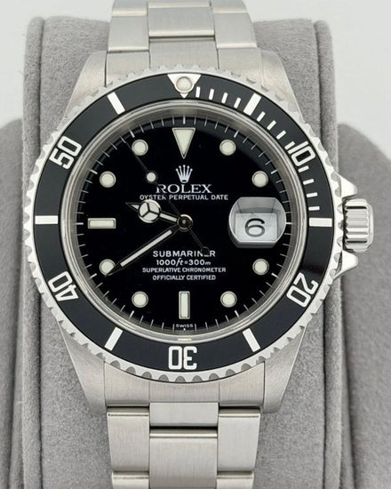 Rolex Submariner Date 40MM Black Dial Oyster Bracelet (16610)