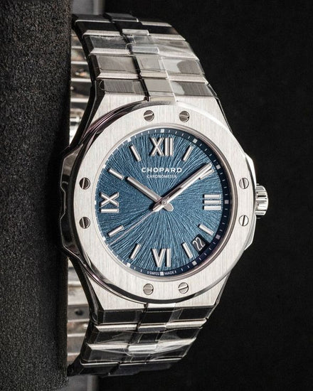 2026 Chopard Alpine Eagle 41MM Lucent Blue Dial Steel Bracelet (298600-3001)