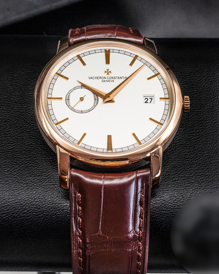 2015 Vacheron Constantin Traditionnelle 38MM Silver Dial Leather Strap (87172/000R-9302)