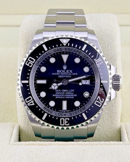 2009 Rolex Sea-Dweller Deepsea 44MM Black Dial Oyster Bracelet (116660)