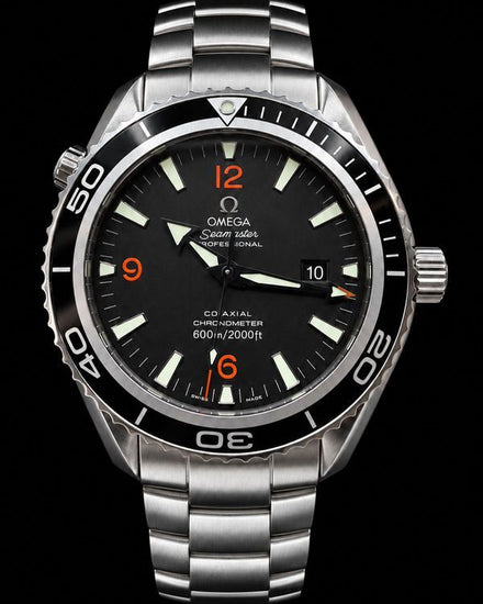 No Reserve - 2011 Omega Seamaster Planet Ocean 600M 42MM Black Dial Steel Bracelet (2201.51.00)