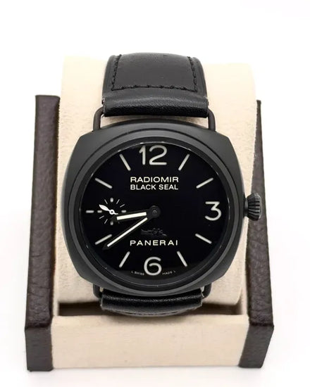 Panerai Radiomir Black Seal 45MM Black Dial Leather Strap (PAM00292)