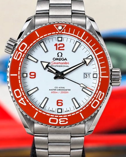 No Reserve - 2024 Omega Seamaster Planet Ocean 600M 43.5MM White Dial Steel Bracelet (215.30.44.21.04.001)