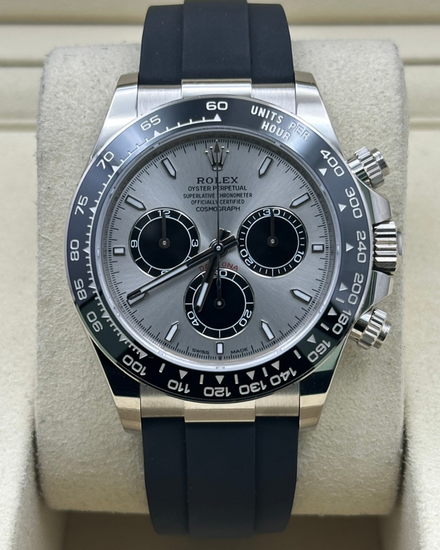 2026 Rolex Cosmograph Daytona 40MM Silver Dial Oysterflex Strap (126519LN)