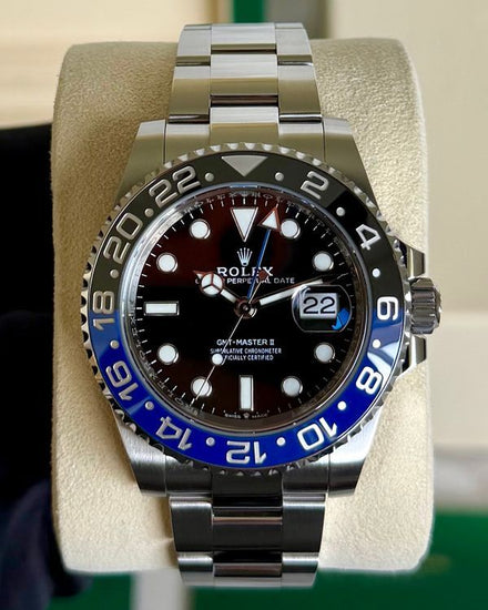 2024 Rolex GMT-Master II "Batman" 40MM Black Dial Oyster Bracelet (126710BLNR)