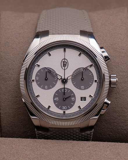 2026 Parmigiani Fleurier Tonda 42MM Silver Dial Rubber Strap (PFC931-1020004-400182)
