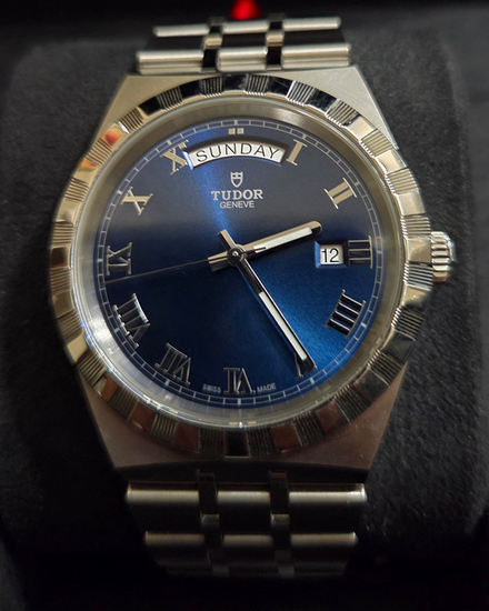 No Reserve - 2023 Tudor Royal 41MM Blue Dial Steel Bracelet (28600)