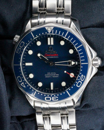 No Reserve - 2023 Omega Seamaster Diver 300M 41MM Blue Dial Steel Bracelet (212.30.41.20.03.001)