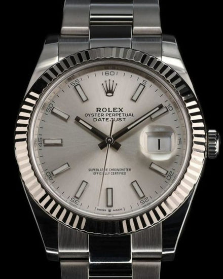 2026 Rolex Datejust 41MM Silver Dial Oyster Bracelet (126334)