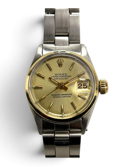 1965 Rolex Oyster Perpetual 26MM Champagne Dial Oyster Bracelet (6516)