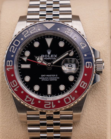 2020 Rolex GMT-Master II "Pepsi" 40MM Black Dial Jubilee Bracelet (126710BLRO)