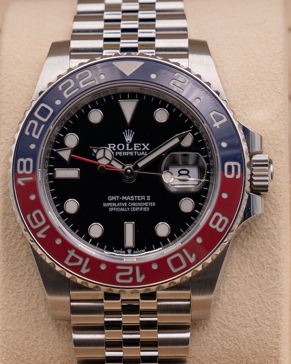 2020 Rolex GMT-Master II "Pepsi" 40MM Black Dial Jubilee Bracelet (126710BLRO)