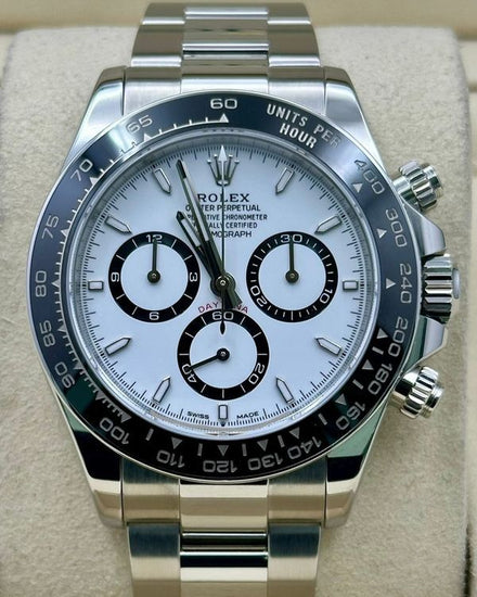 2026 Rolex Cosmograph Daytona "Panda" 40MM White Dial Oyster Bracelet (126500LN)