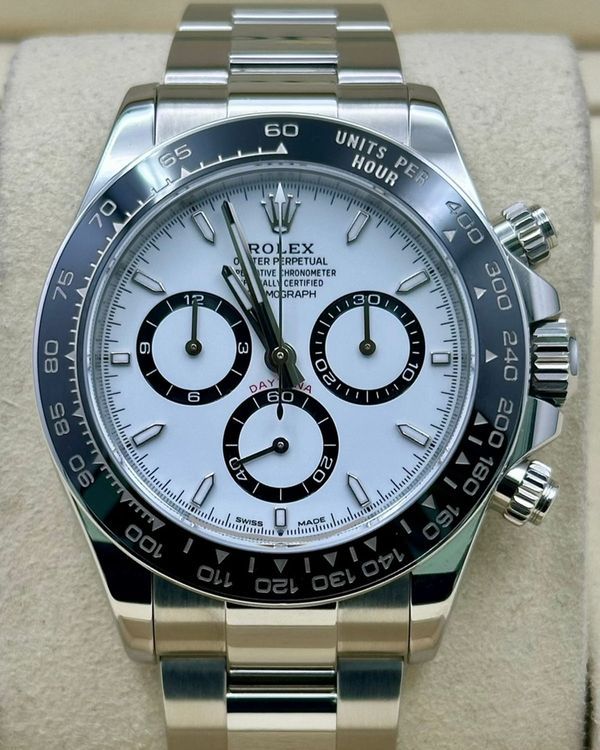 2026 Rolex Cosmograph Daytona "Panda" 40MM White Dial Oyster Bracelet (126500LN)