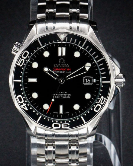 No Reserve - Omega Seamaster Diver 300M 41MM Black Dial Steel Bracelet (212.30.41.20.01.003)