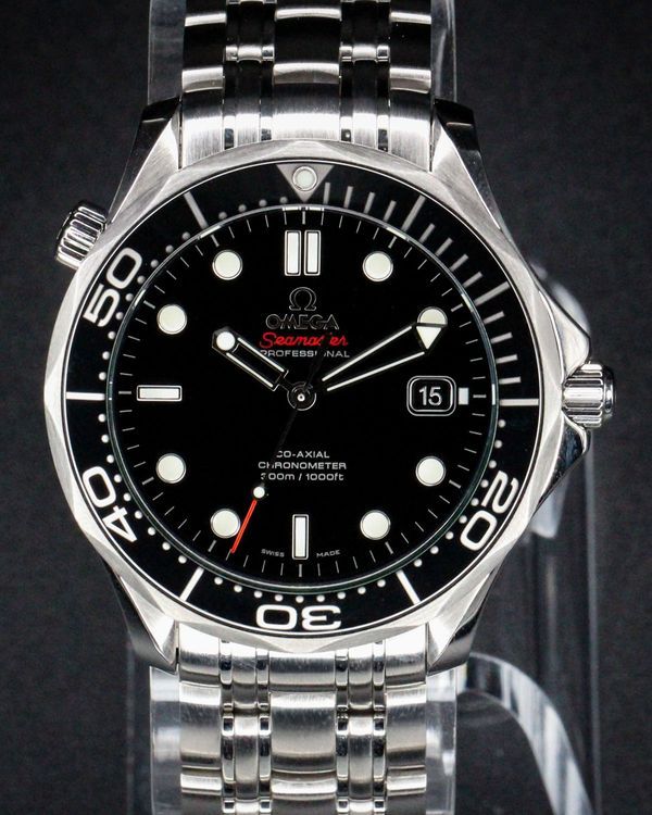 No Reserve - Omega Seamaster Diver 300M 41MM Black Dial Steel Bracelet (212.30.41.20.01.003)