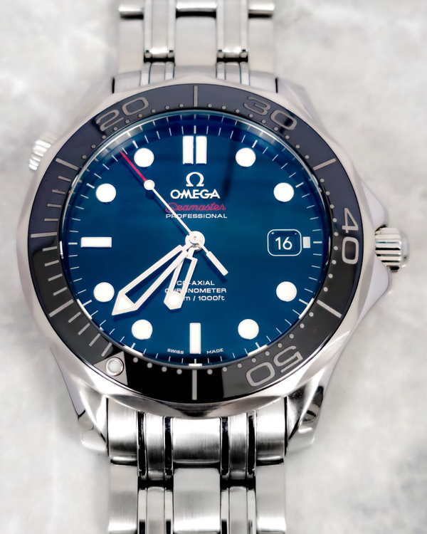 No Reserve - 2023 Omega Seamaster Diver 300M 41MM Black Dial Steel Bracelet (212.30.41.20.01.003)
