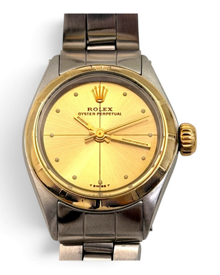 Rolex Oyster Perpetual "Zephyr" 26MM Champagne Dial Oyster Bracelet (6804)