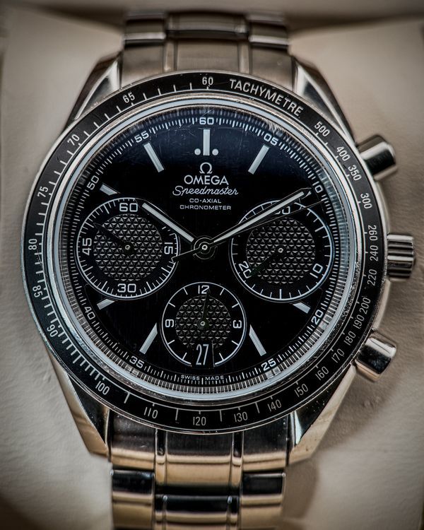 No Reserve - Omega Speedmaster Racing 40MM Black Dial Steel Bracelet (326.30.40.50.01.001)