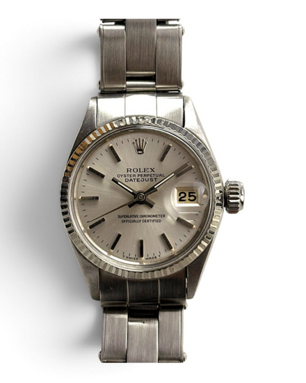 Rolex Lady-Datejust 25MM Silver Dial Oyster Bracelet (6517)