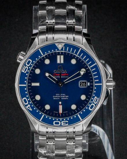 No Reserve - 2024 Omega Seamaster Diver 300M 41MM Blue Dial Steel Bracelet (212.30.41.20.03.001)