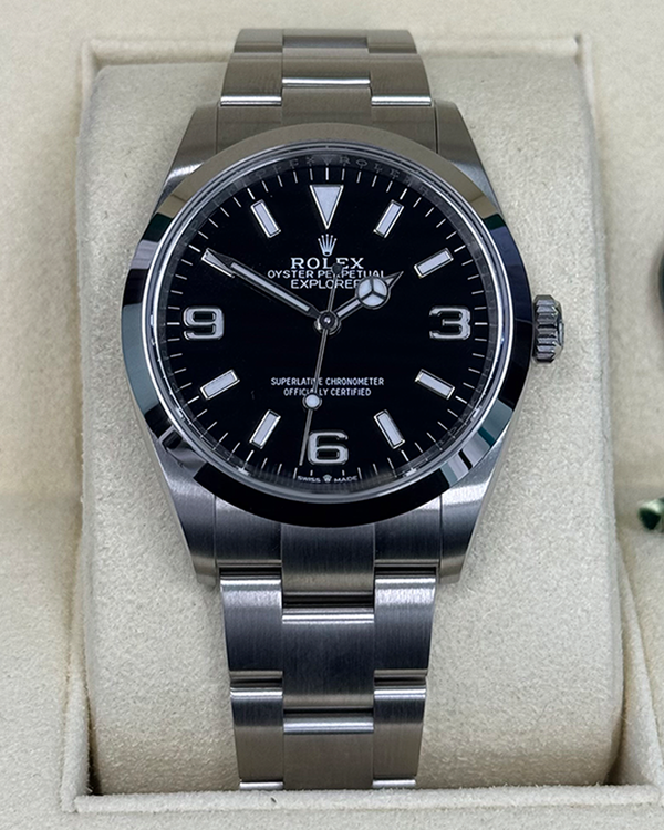 2026 Rolex Explorer 36MM Black Dial Oyster Bracelet (124270)