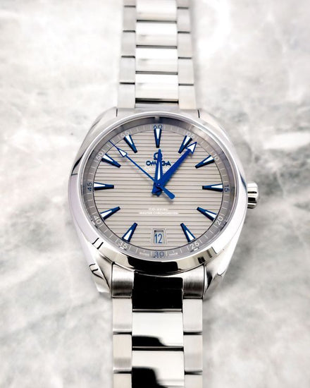 No Reserve - 2025 Omega Seamaster Aqua Terra 150M Grey Dial Steel Bracelet (220.10.41.21.06.001)
