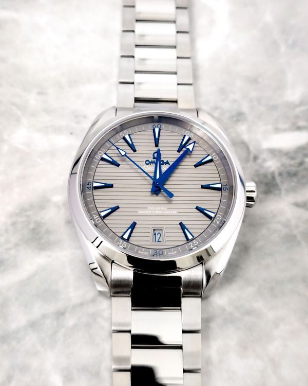 No Reserve - 2025 Omega Seamaster Aqua Terra 150M Grey Dial Steel Bracelet (220.10.41.21.06.001)