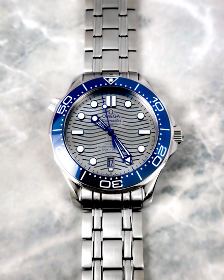 No Reserve - 2024 Omega Seamaster Diver 300M 42MM Grey Dial Steel Bracelet (210.30.42.20.06.001)