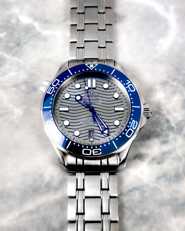 No Reserve - 2024 Omega Seamaster Diver 300M 42MM Grey Dial Steel Bracelet (210.30.42.20.06.001)