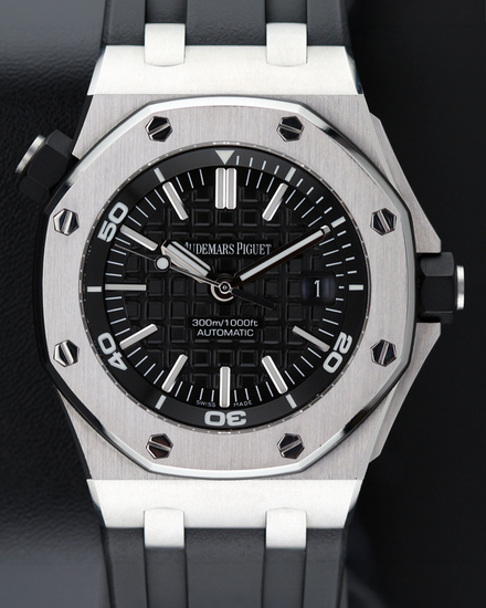 2012 Audemars Piguet Royal Oak Offshore 42MM Black Dial Rubber Strap (15340ST.OO.D002CA.01)
