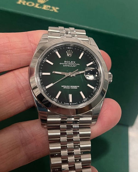 2026 Rolex Datejust 41MM Green "Ombré" Dial Jubilee Bracelet (126300)
