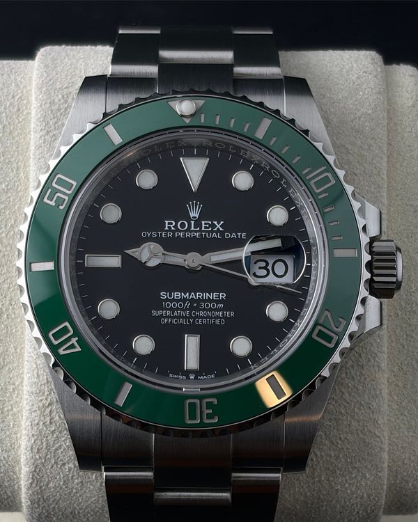 No Reserve - 2023 Rolex Submariner Date "Starbucks" 41MM Black Dial Oyster Bracelet (126610LV)
