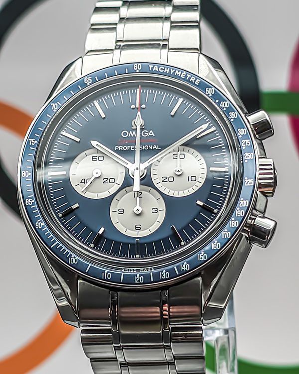 2024 Omega Speedmaster "Tokyo 2020 Olympic Games" L.E. 42MM Blue Dial Steel Bracelet (522.30.42.30.03.001)