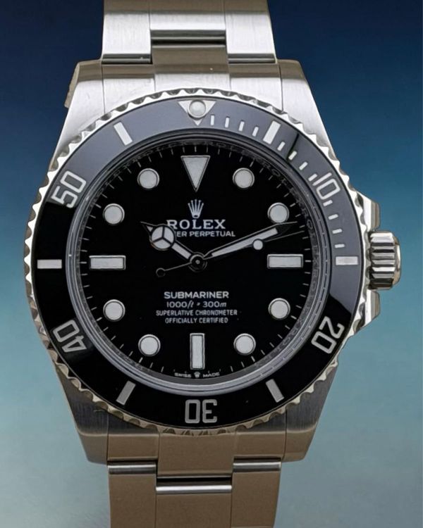 2022 Rolex Submariner No-Date 41MM Black Dial Oyster Bracelet (124060)