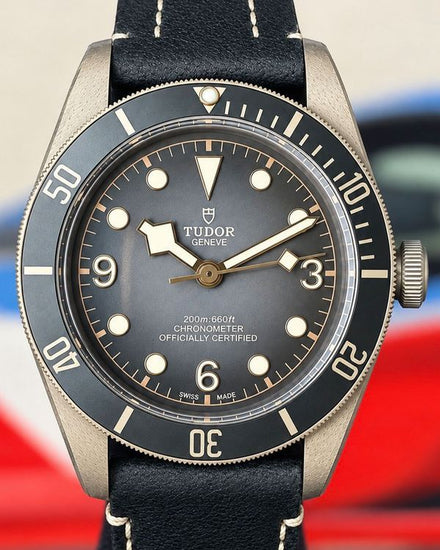 No Reserve - 2021 Tudor Black Bay Bronze 43MM Grey Dial Leather Strap (79250BA)