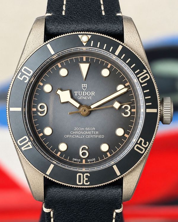 No Reserve - 2021 Tudor Black Bay Bronze 43MM Grey Dial Leather Strap (79250BA)