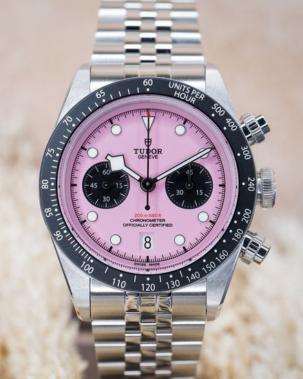 2026 Tudor Black Bay Chrono "Flamingo" 41MM Pink Dial Steel Bracelet (79360N)