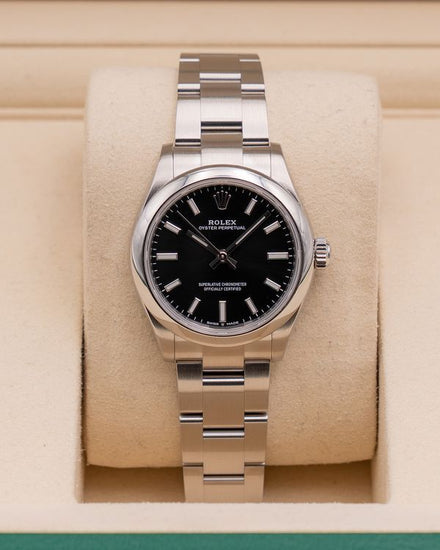 2025 Rolex Oyster Perpetual 31MM Black Dial Oyster Bracelet (277200)